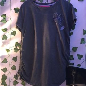 Dark gray cat and jack t-shirt